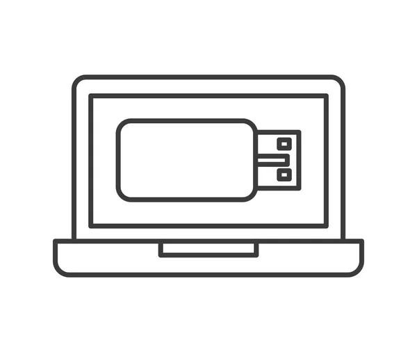 Diseño de aplicaciones de tecnología — Vector de stock