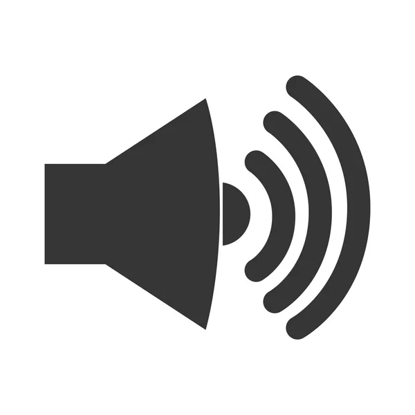 Sound loud volume icon vector graphic — Stock Vector