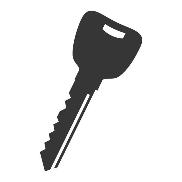 Llave de bloqueo icono de seguridad vector gráfico — Vector de stock