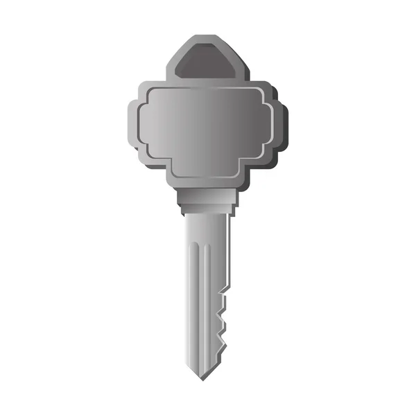 Key lock security vector graphic icon — Stock Vector