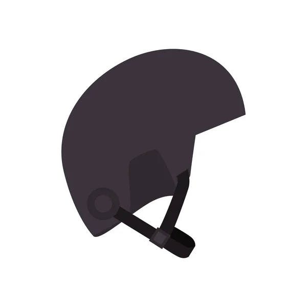 ヘルメットスポーツセーフベクトルグラフィックアイコン — ストックベクタ