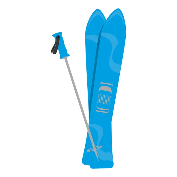 滑雪板运动板冬季矢量图形图标 — 图库矢量图片