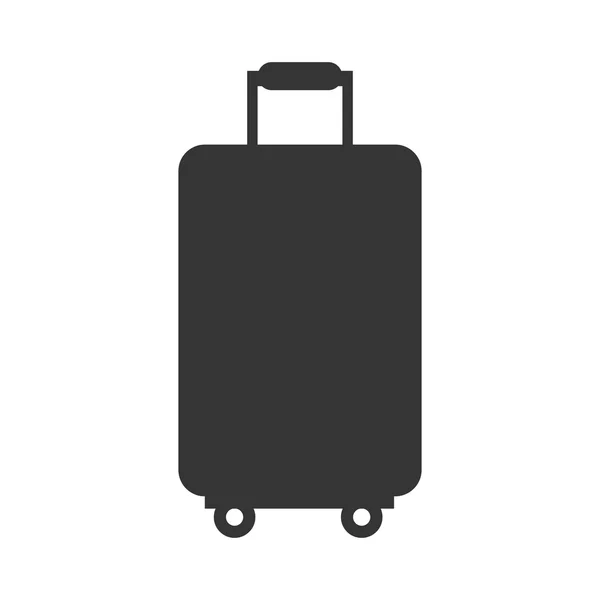 Bolsa maleta moderno icono de vacaciones gráfico vectorial — Vector de stock