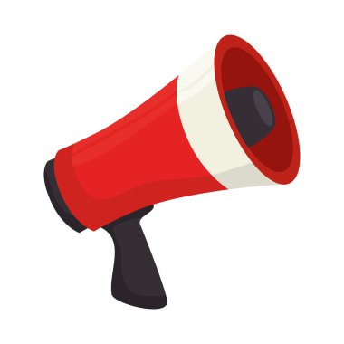 megafon aygıt konuşmak yüksek sesle simge vektör grafiği