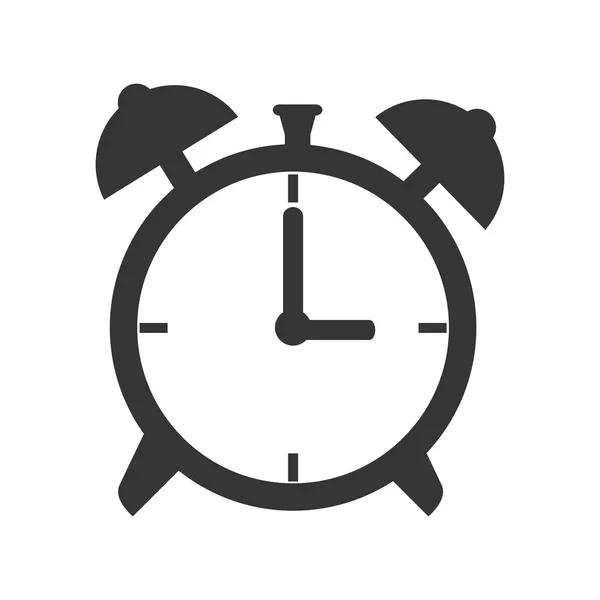 Reloj tiempo alarma viejo icono vector gráfico — Archivo Imágenes Vectoriales