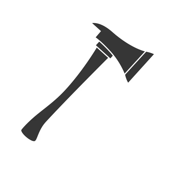 Axe steel tool handle icon vector graphic — Stock Vector