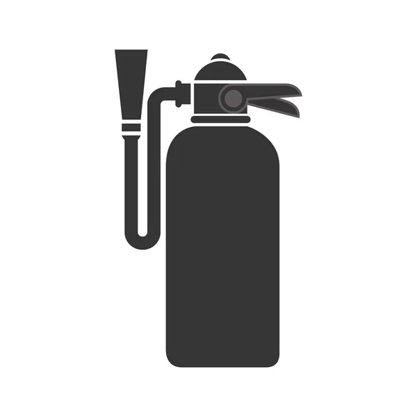 Extintor gráfico ícone de prevenção de incêndio vetor — Vetor de Stock