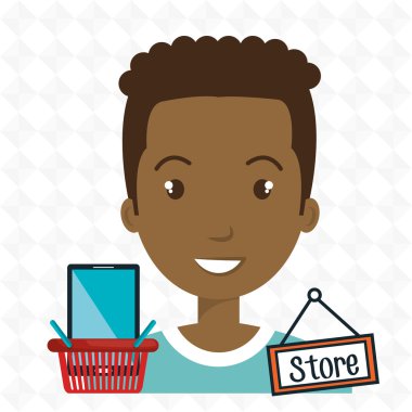 adam mağaza dijital smartphone