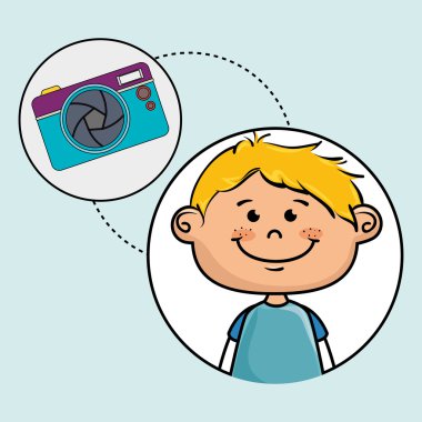 Çocuk kamera fotoğraf görüntüleri