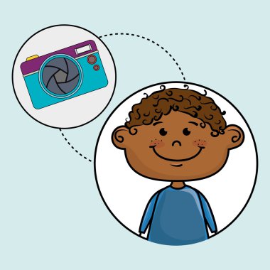 Çocuk kamera fotoğraf görüntüleri