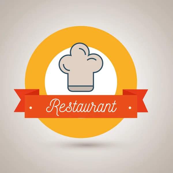 Ресторан шеф-кухар має ікону — стоковий вектор