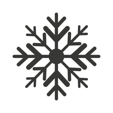 kar tanesi kış izole simgesi