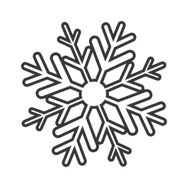 kar tanesi kış izole simgesi