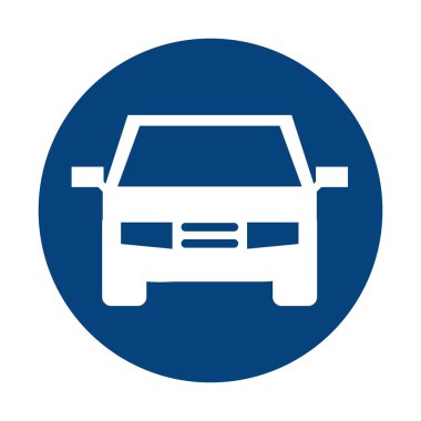 Araba otomatik araç siluet simge