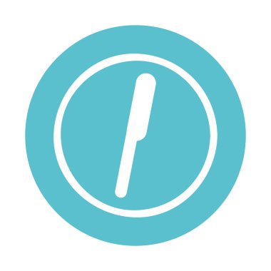 çatal bıçak aracı izole simgesi