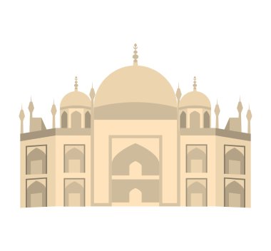 Kale kule izole simgesi