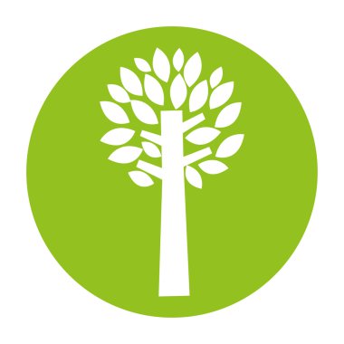 Ekoloji kavramı izole simgesi