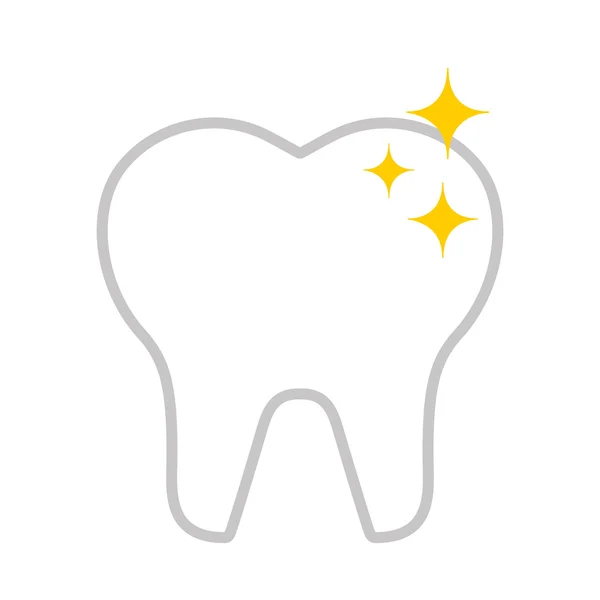 Cuidado dental icono aislado — Vector de stock