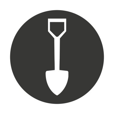 kürek aracı inşaat simgesi