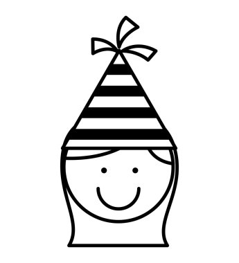 çocuk parti şapka kutlama ile