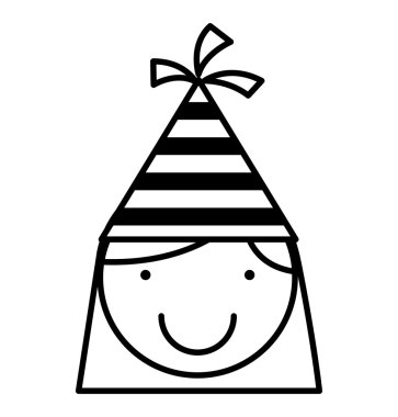 çocuk parti şapka kutlama ile