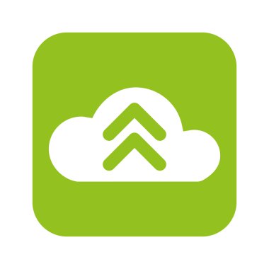 ok sembolü izole simgesini yüklemek