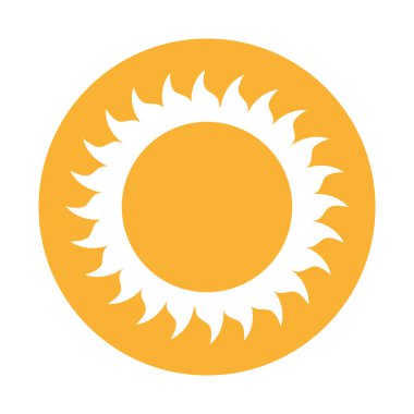 Yaz konsepti izole simgesi