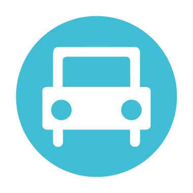 Araba otomatik araç siluet simge