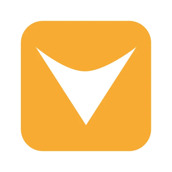 Download symbool geïsoleerde pijlpictogram — Stockvector