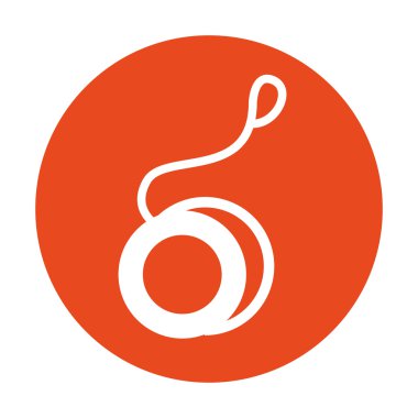 yoyo oyuncak izole simgesi