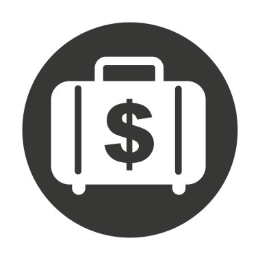 Portföy para kutusu simgesi