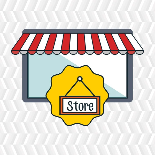 Shopping cart kopen kortingen — Stockvector