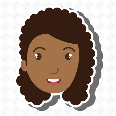 karakter kadın genç simgesi