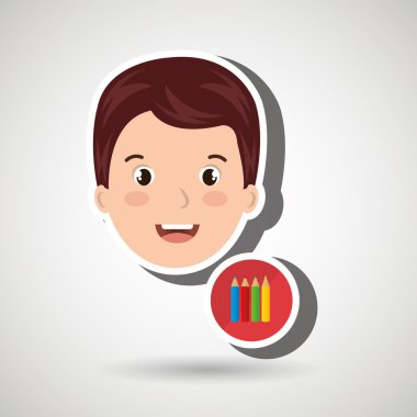 öğrenci okul öğesi simgesi