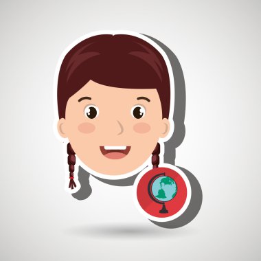 öğrenci okul öğesi simgesi