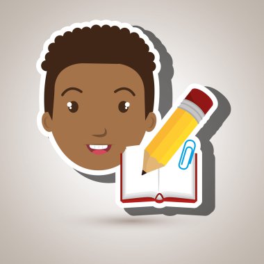 öğrenci okul öğesi simgesi