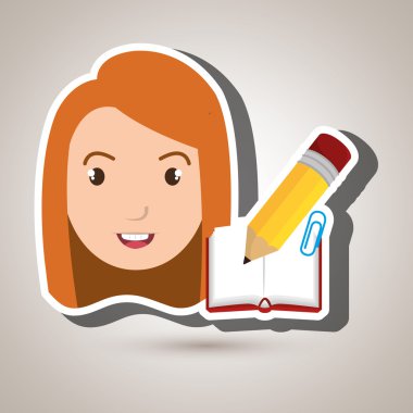 öğrenci okul öğesi simgesi