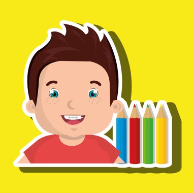 Öğrenci renkleri not defteri fırçalar