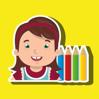 Öğrenci renkleri not defteri fırçalar