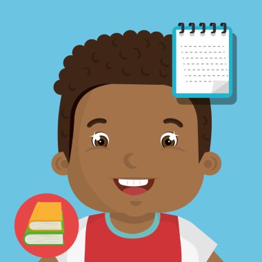 Öğrenci kitapları okul öğeleri