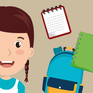 çanta öğrenci dizüstü not defteri