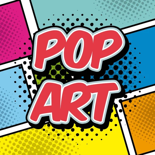 Pop-art vintage — Stockový vektor