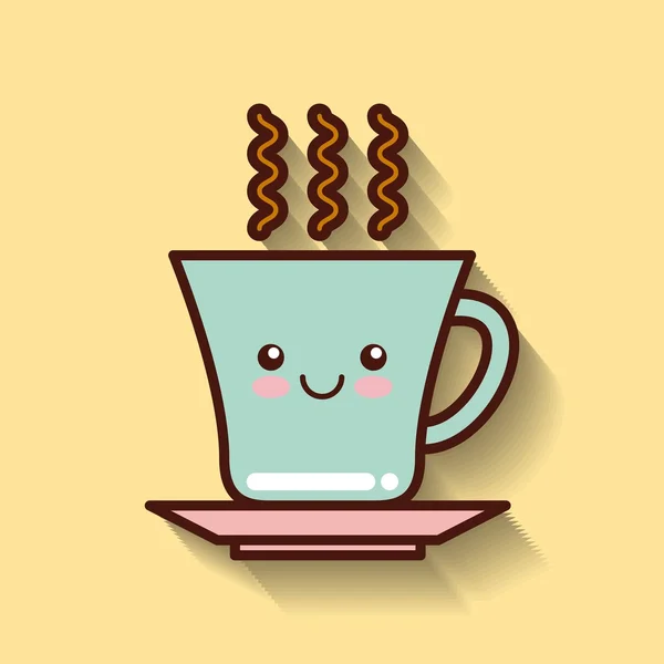Design de ícone de bebida café — Vetor de Stock