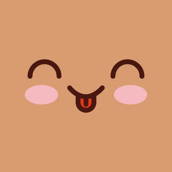 Diseño emoticonos cara — Vector de stock