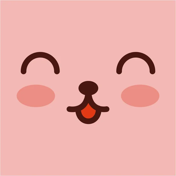 Diseño emoticonos cara — Vector de stock