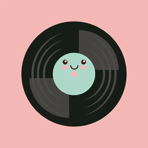 Music vintage icon design — Stock Vector