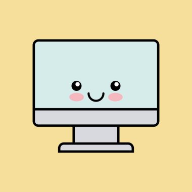 Teknoloji bilgisayar simgesi tasarım