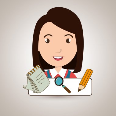 Öğrenci kalem not defteri arama