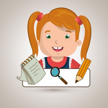 Öğrenci kalem not defteri arama