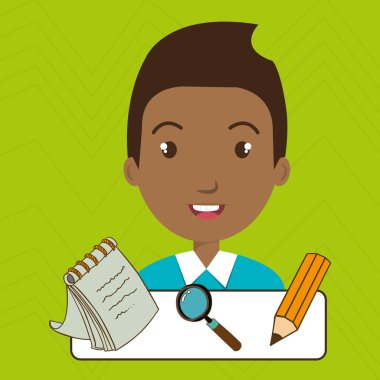 Öğrenci kalem not defteri arama